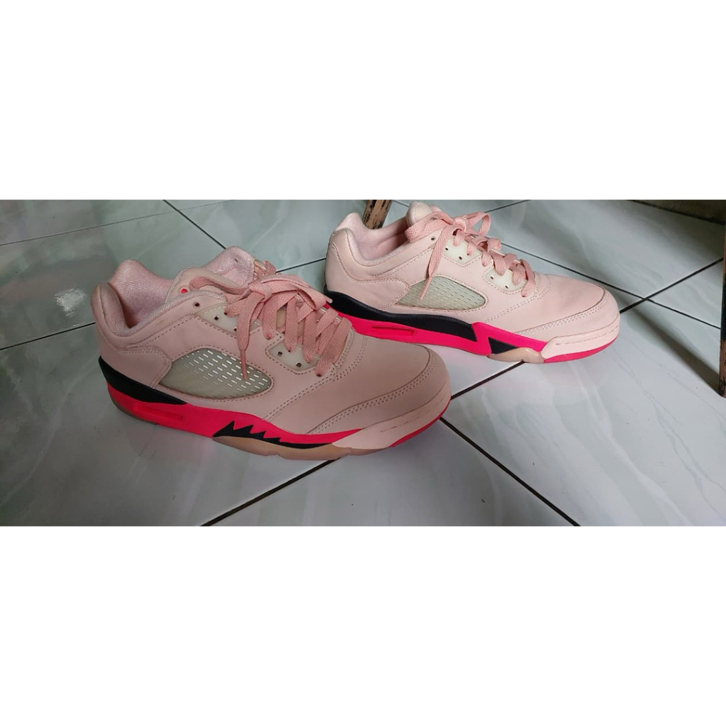 ORI AIR JORDAN RETRO 5 LOW ARCTIC PINK WOMEN