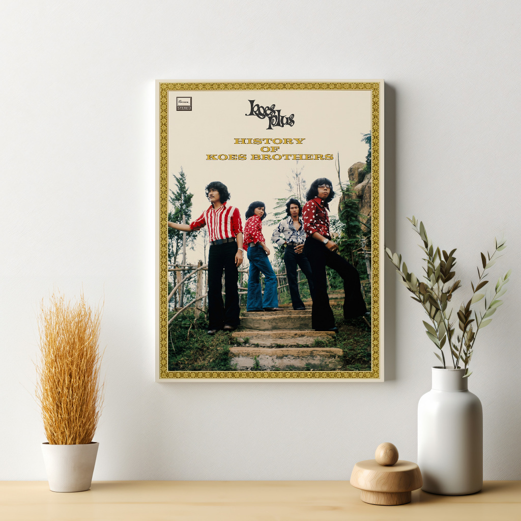 Poster Koes Plus Brothers Band Dekorasi Hiasan Dinding