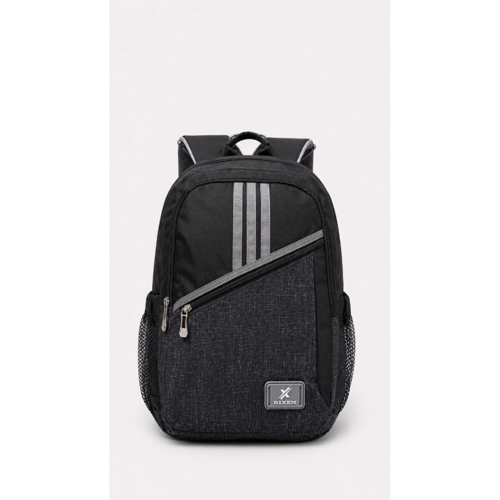 Tas Polo Rixen Tas Sekolah TK SD SMP  Unisex Slot Laptop 16 Inch | Ransel Sekolah Free Raincover