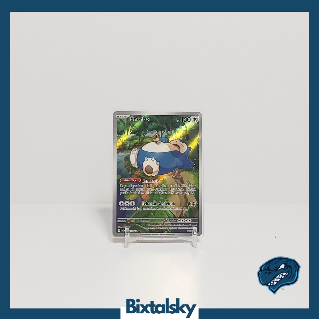 Pokemon TCG Snorlax AR Pokemon 151 Indonesia