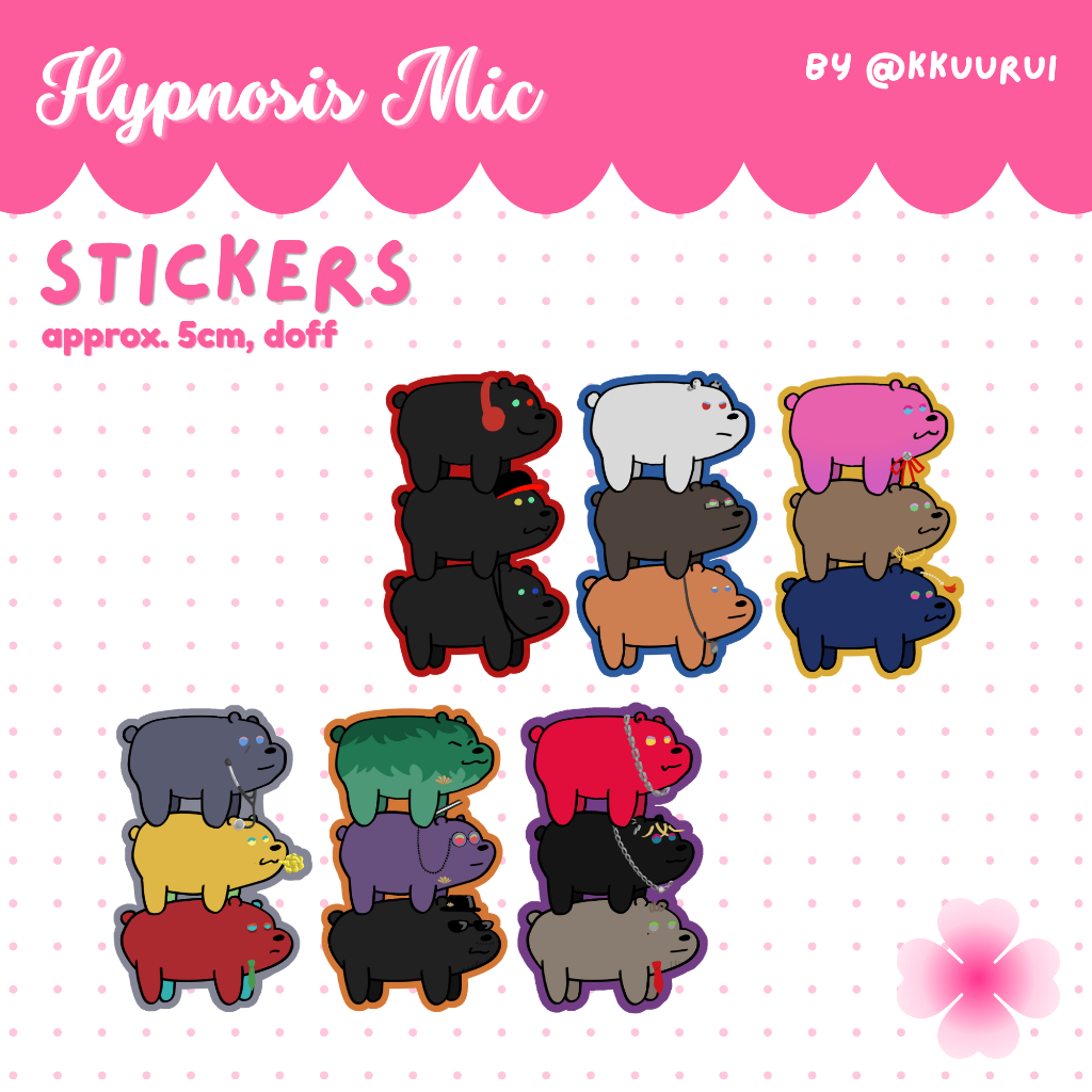 HYPNOSIS MIC Unit Stickers