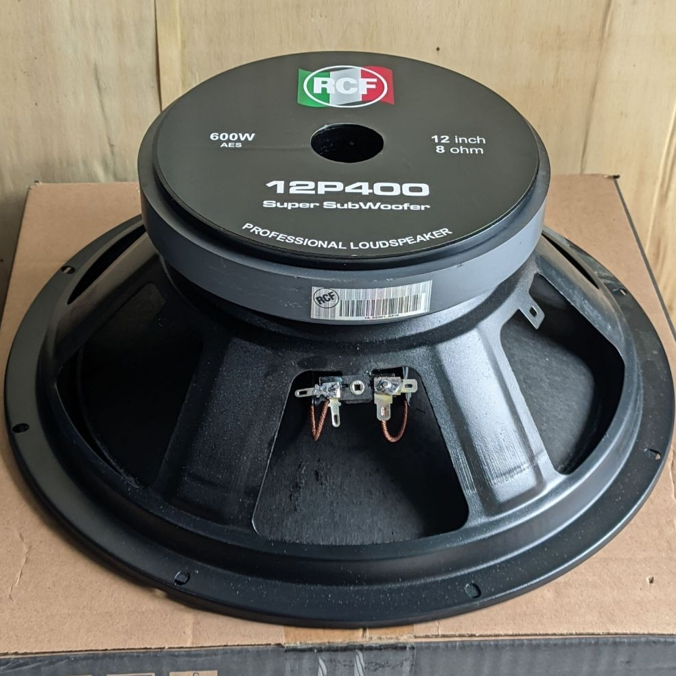 speaker komponen 12 inch RCF 12P400 VC 3 IN 600 watts Body kaleng magnet lubang orginal readyy stok