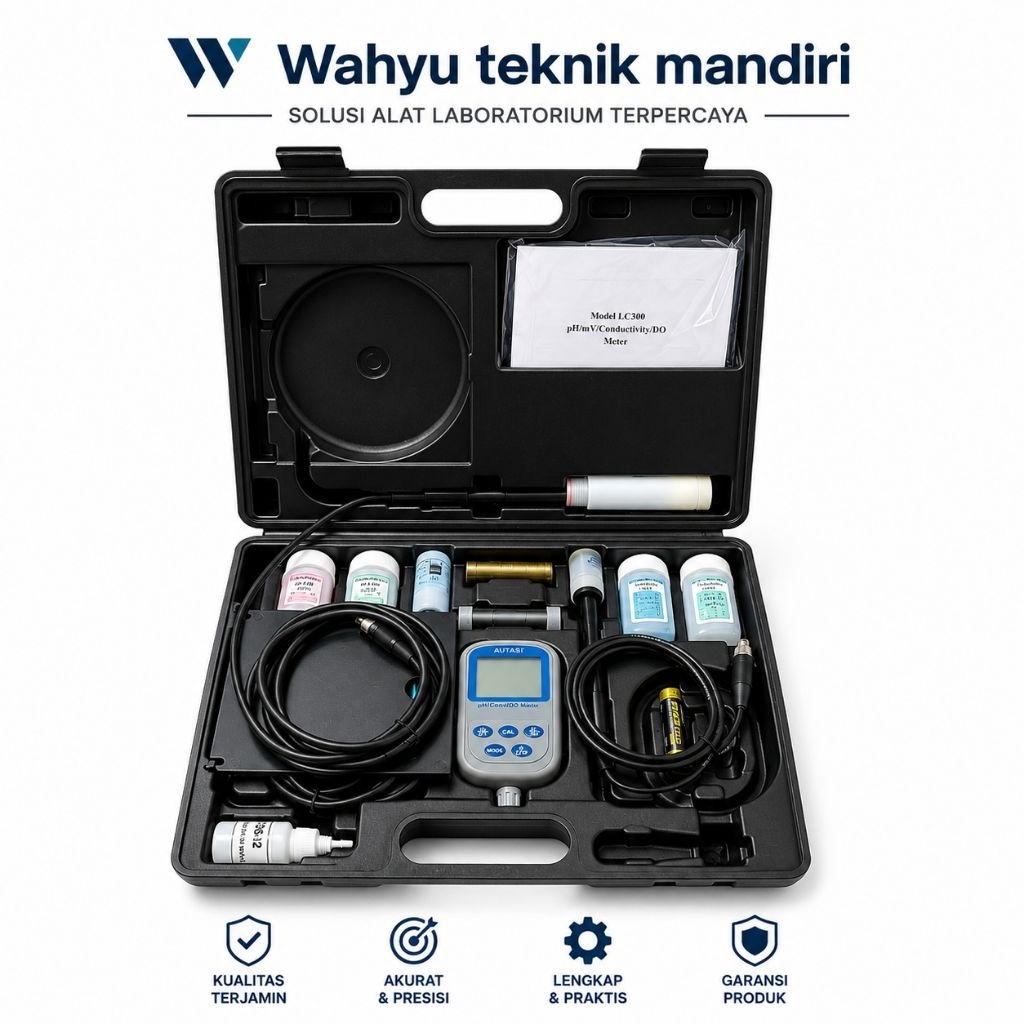 Alat Ukur Kualitas Air AMTAST EC900 EC 900 8in1 pH/mV Conductivity/DO