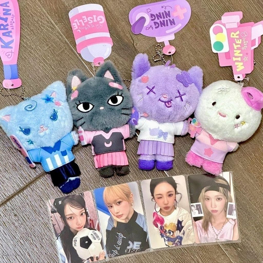 [PO] AESPA Doll Keychain 10cm Karina Ning-ning Giselle Winter