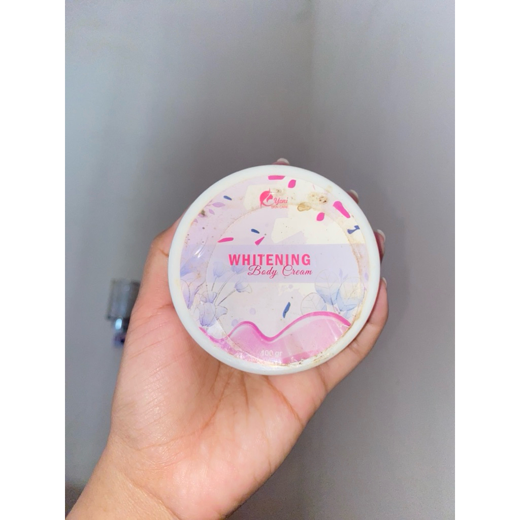 Body cream whitening bleaching YANI SKINCARE (NEW)