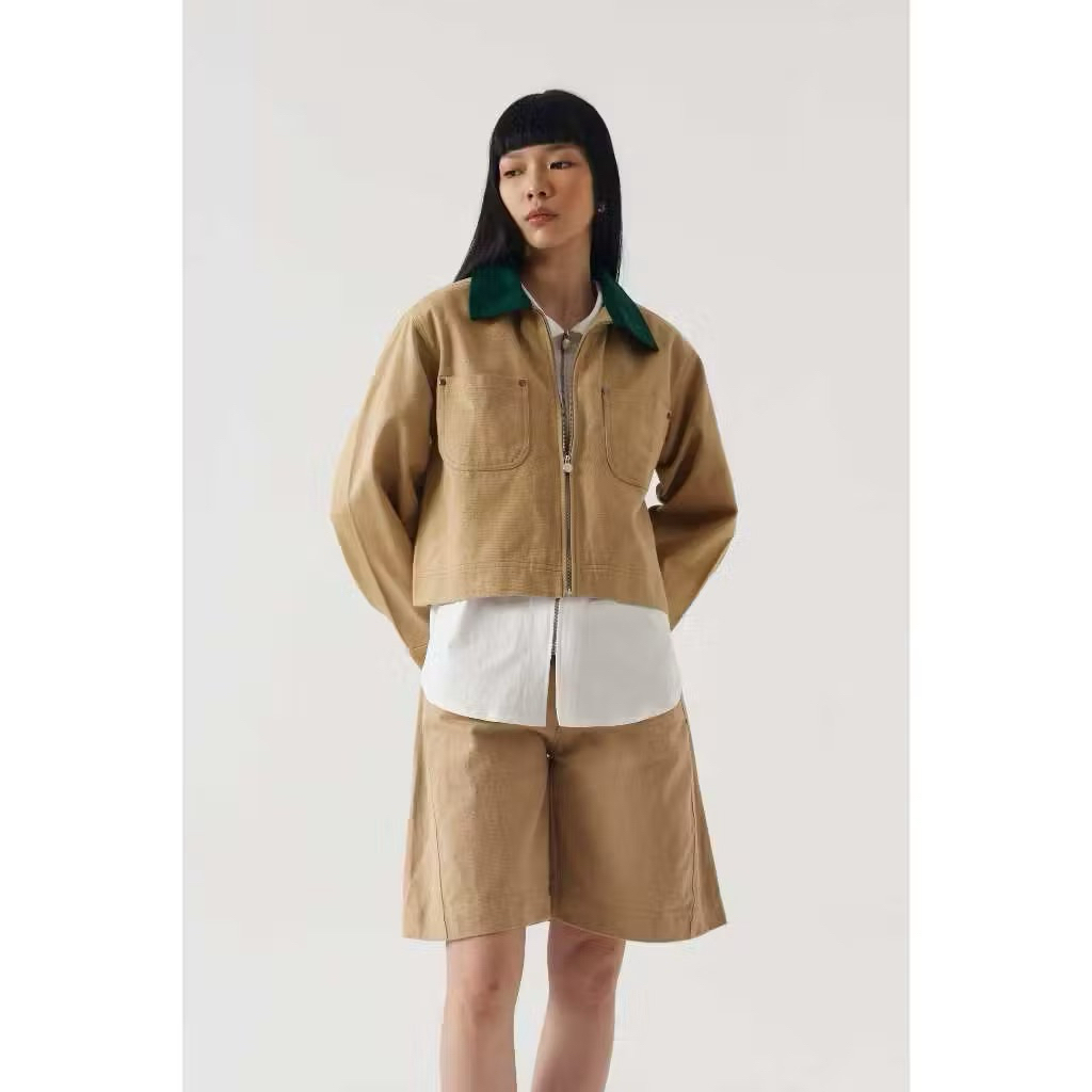 NASL Khaki Green Rivetline Jacket