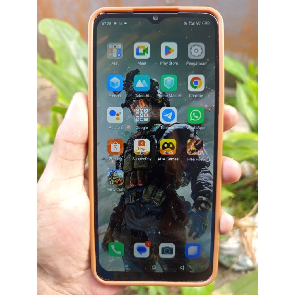 INFINIX SMART 7 RAM 4+3/64 MULUS HP DAN CHARGER MINUS WIFI OFF