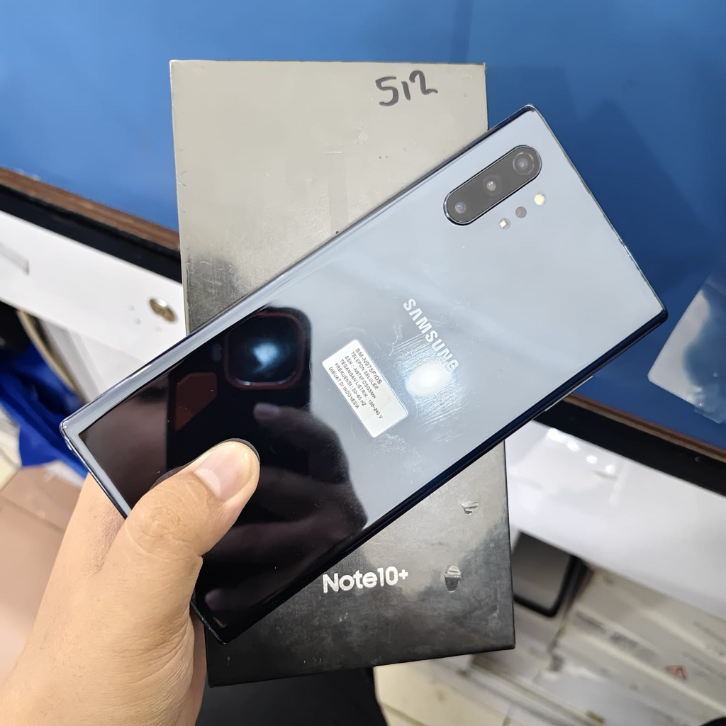 Samsung note 10 plus ram 12/512 second resmi sein fullset termurah
