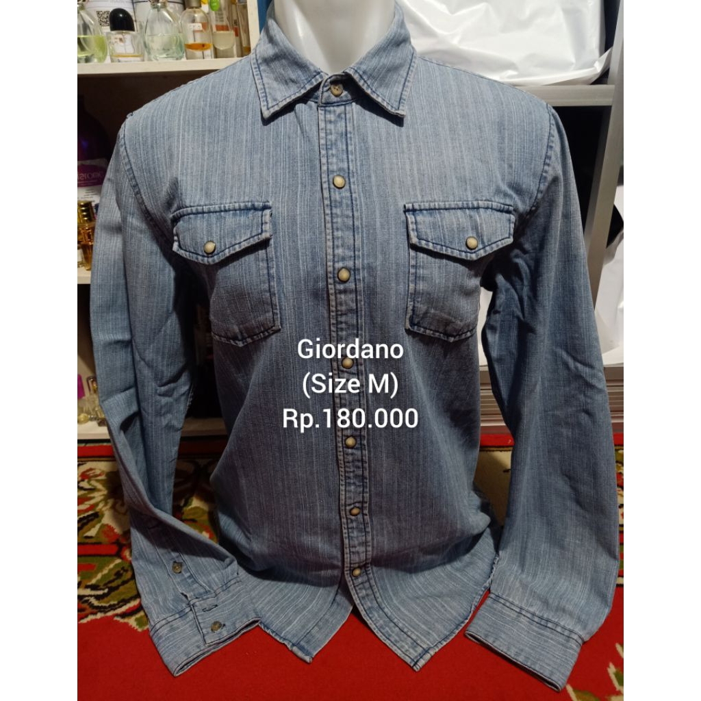 Kemeja Giordano Jeans OriginaL