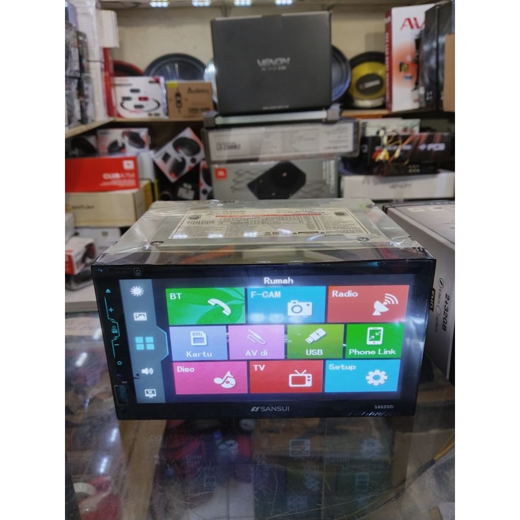 Head unit dabeldin sansui seri SA5202i