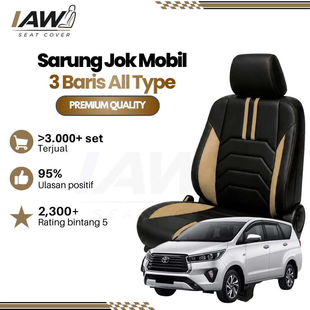 Sarung Jok Mobil Avanza Xenia Calya SIgra Rush Terios Livina Mobilio Bahan Force / MTX