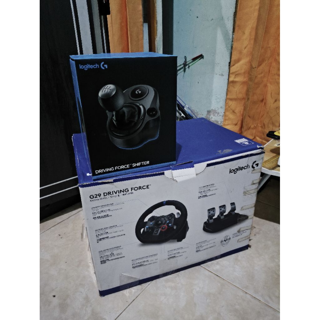 Logitech G29 Steering Wheel + Shifter(Bekas)