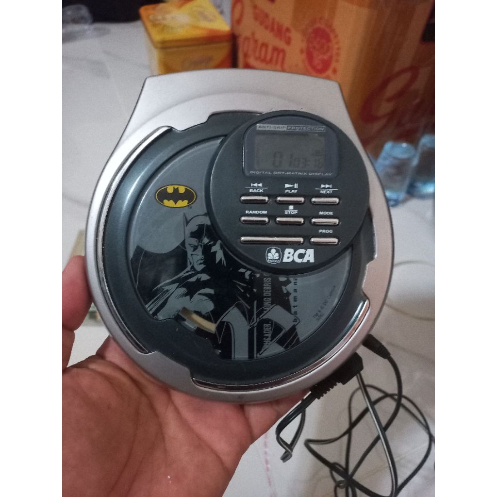 discman - pemutar cd bca - batman