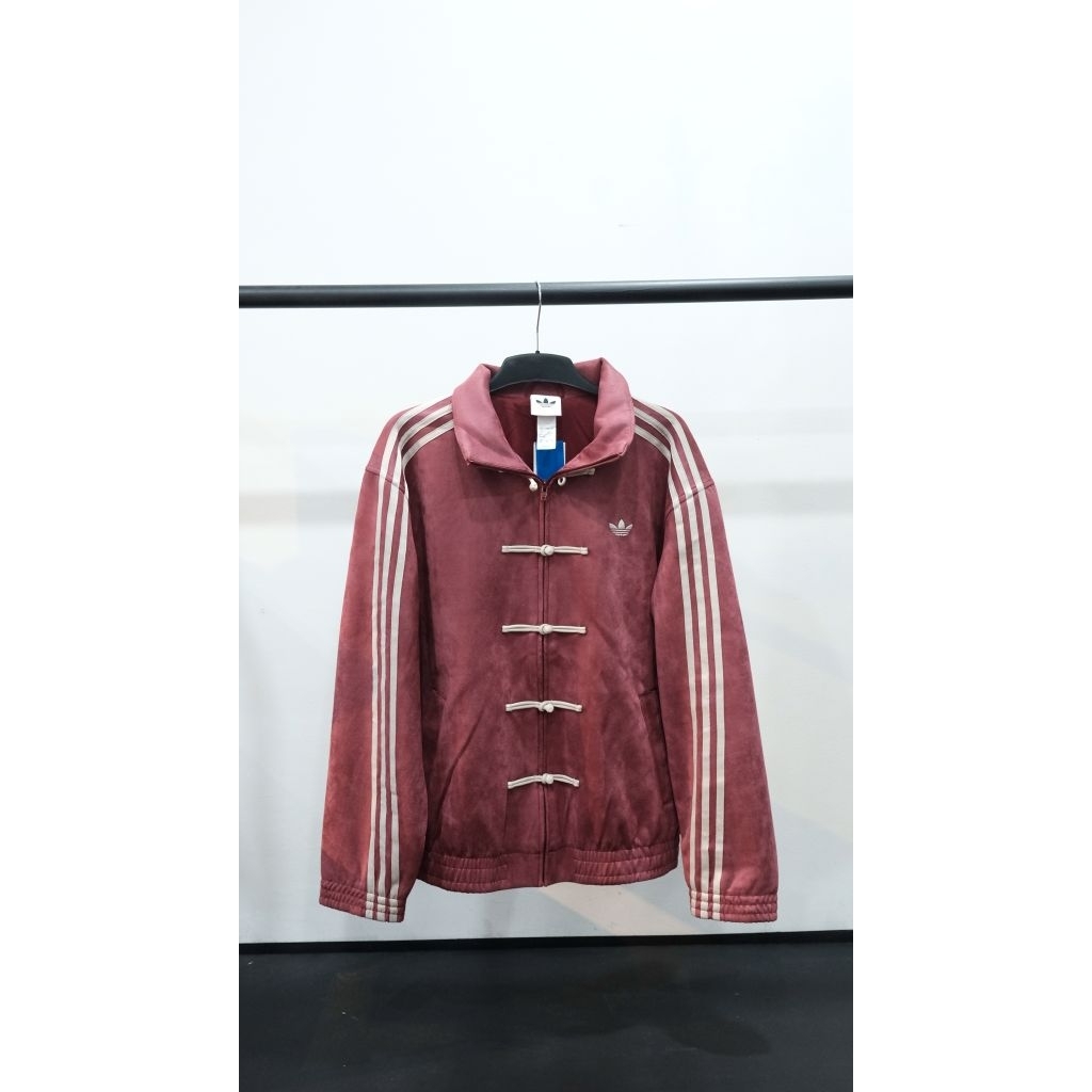 Adidas Cheongsam Jacket Burgundy Red