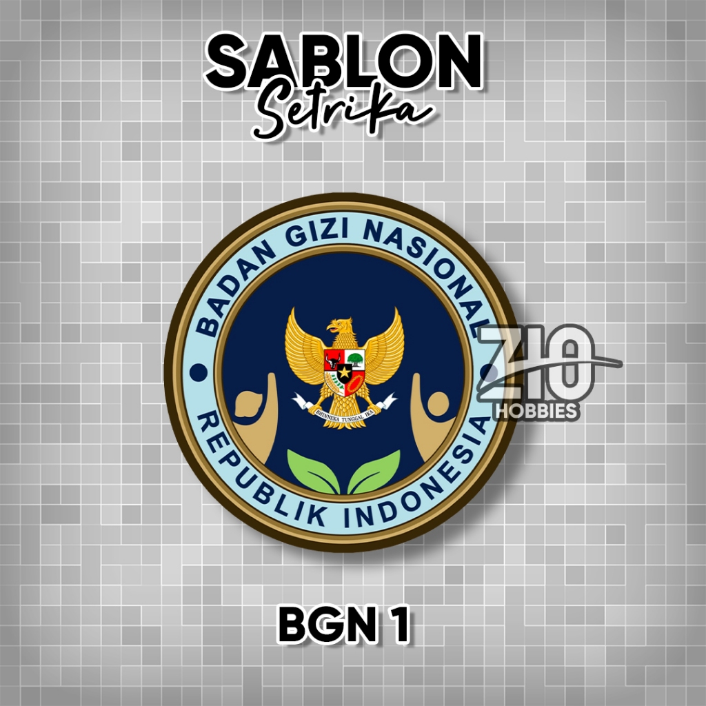 SABLON SETRIKA DTF PRINTING BADAN GIZI NASIONAL