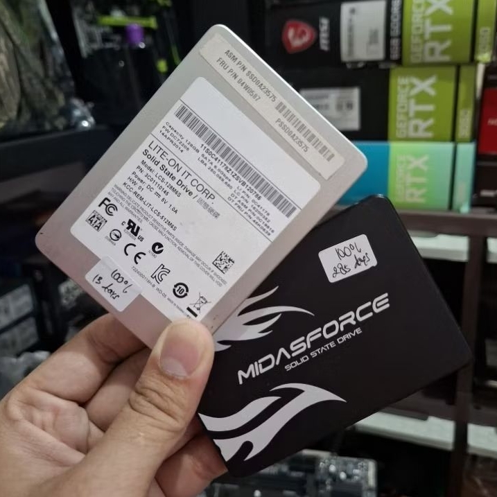 SSD 128GB SATA 2.5 inch || LiteOn, Midas, Adata