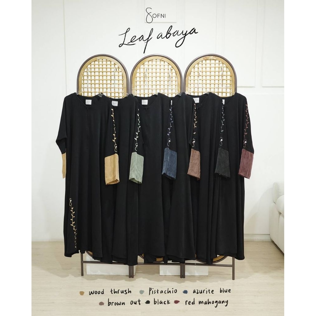 Leaf abaya by sofni