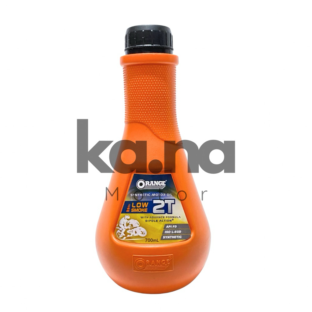 ORANGE 2T LOW SMOKE 700ML OLI MOTOR 2TAK
