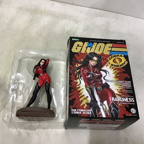 GI Joe Baroness Crimson Strike Team Bishoujo 1/7 Scale Kotobukiya Original BIB Minus Senjata