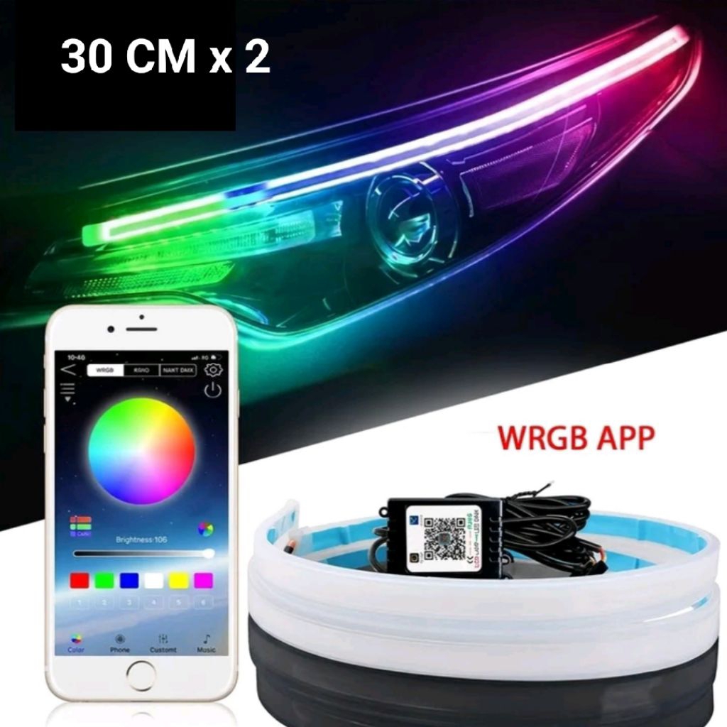 Led Alis Slim RGB App Android 30cm x 2