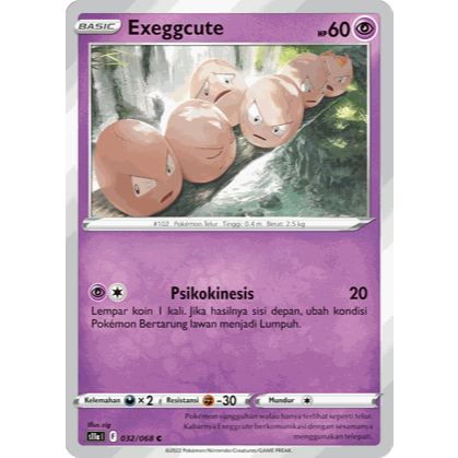 Exeggcute 032/068 Arkana Memuncak S11a - POKEMON TCG INDONESIA
