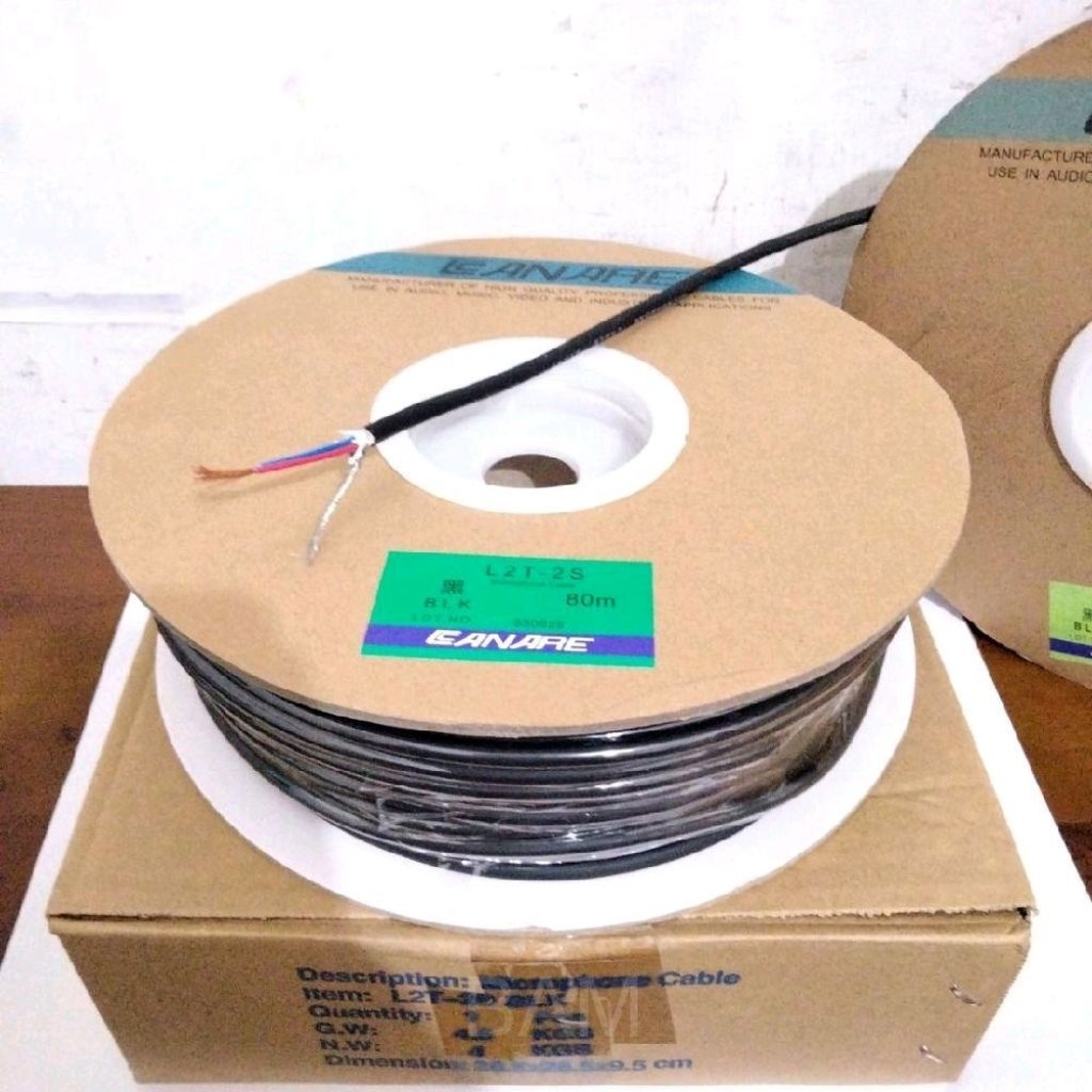 Kabel Mic Canare L2T2S 80 Meter/Roll