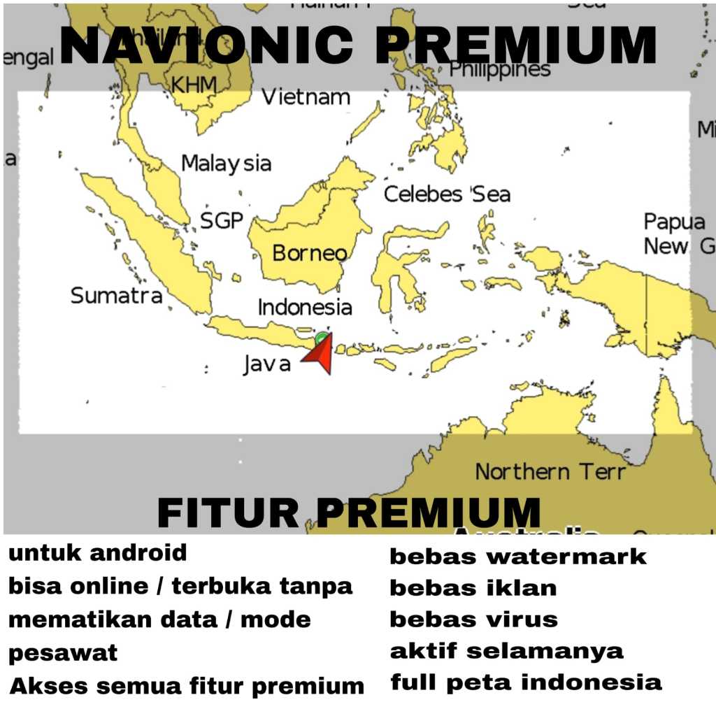 NAVIONICS / BoatingHD FITUR PREMIUM full peta indonesia aktif selamaya