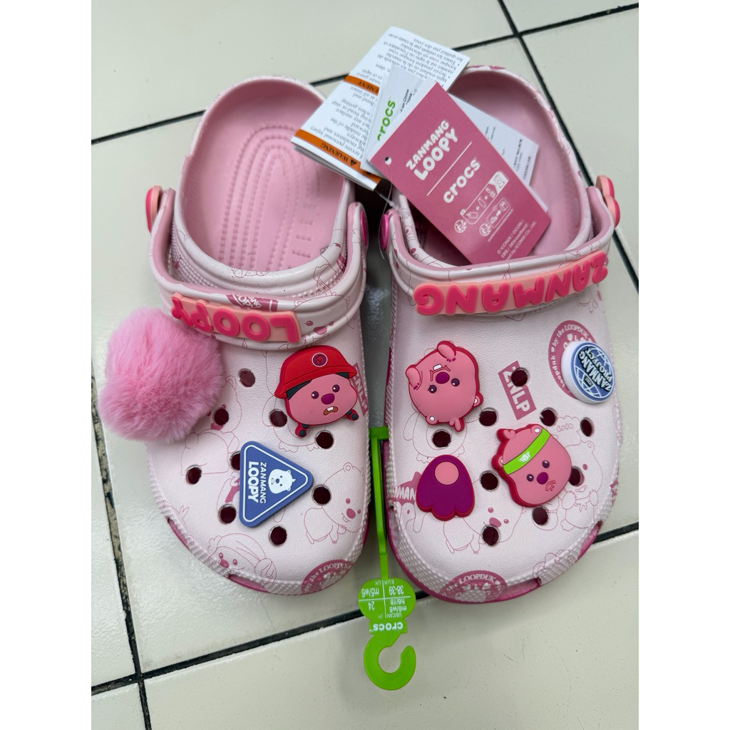 crocs loopy pink