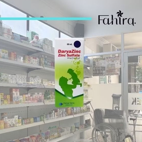 Syrup Daryazinc 60ml - Rehidrasi Anak, Zinc Sulfate, Dosis Harian