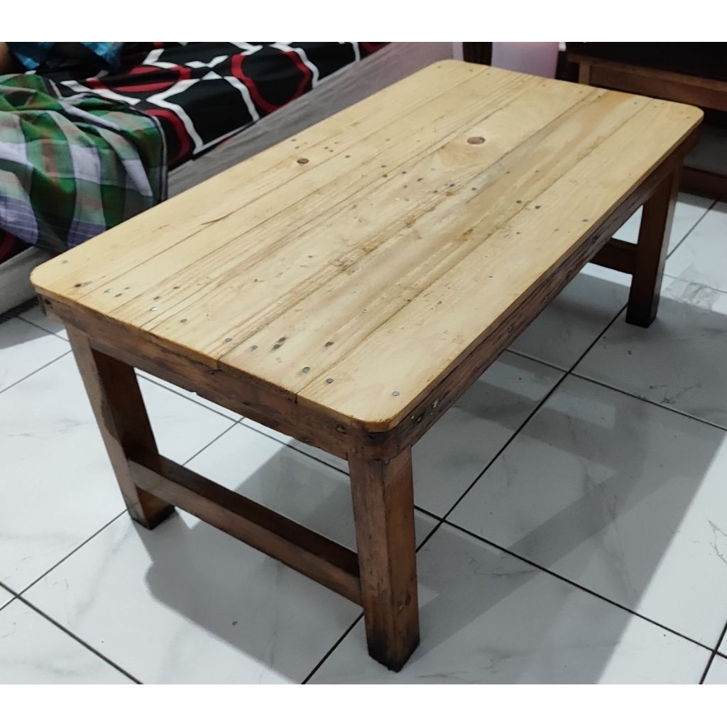 meja/ meja tulis bahan kayu jati londo