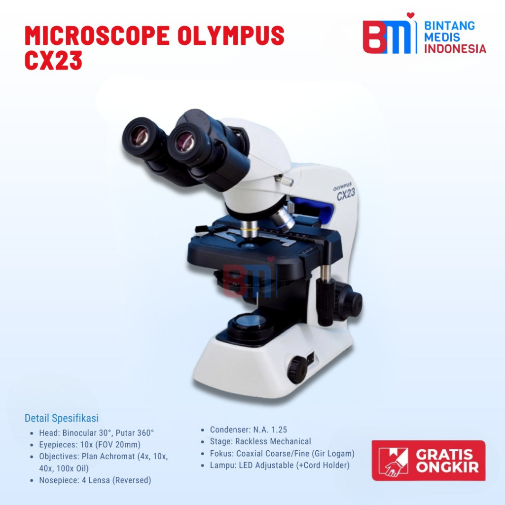 Microscope Olympus CX23 Binocular - Mikroskop Olympus CX23 Binocular