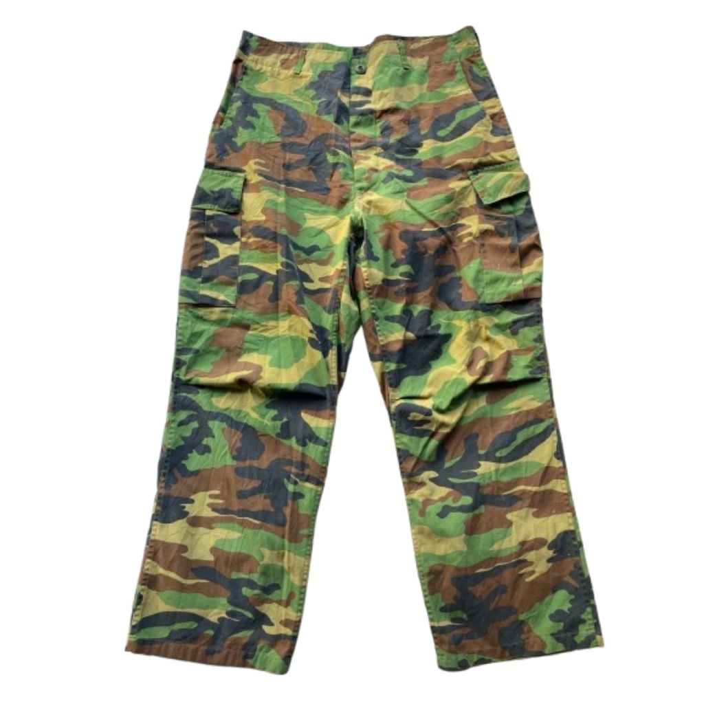 Celana Kargo Trousers Vintage Camo Loreng Woodland ROKA Korea Army (7)
