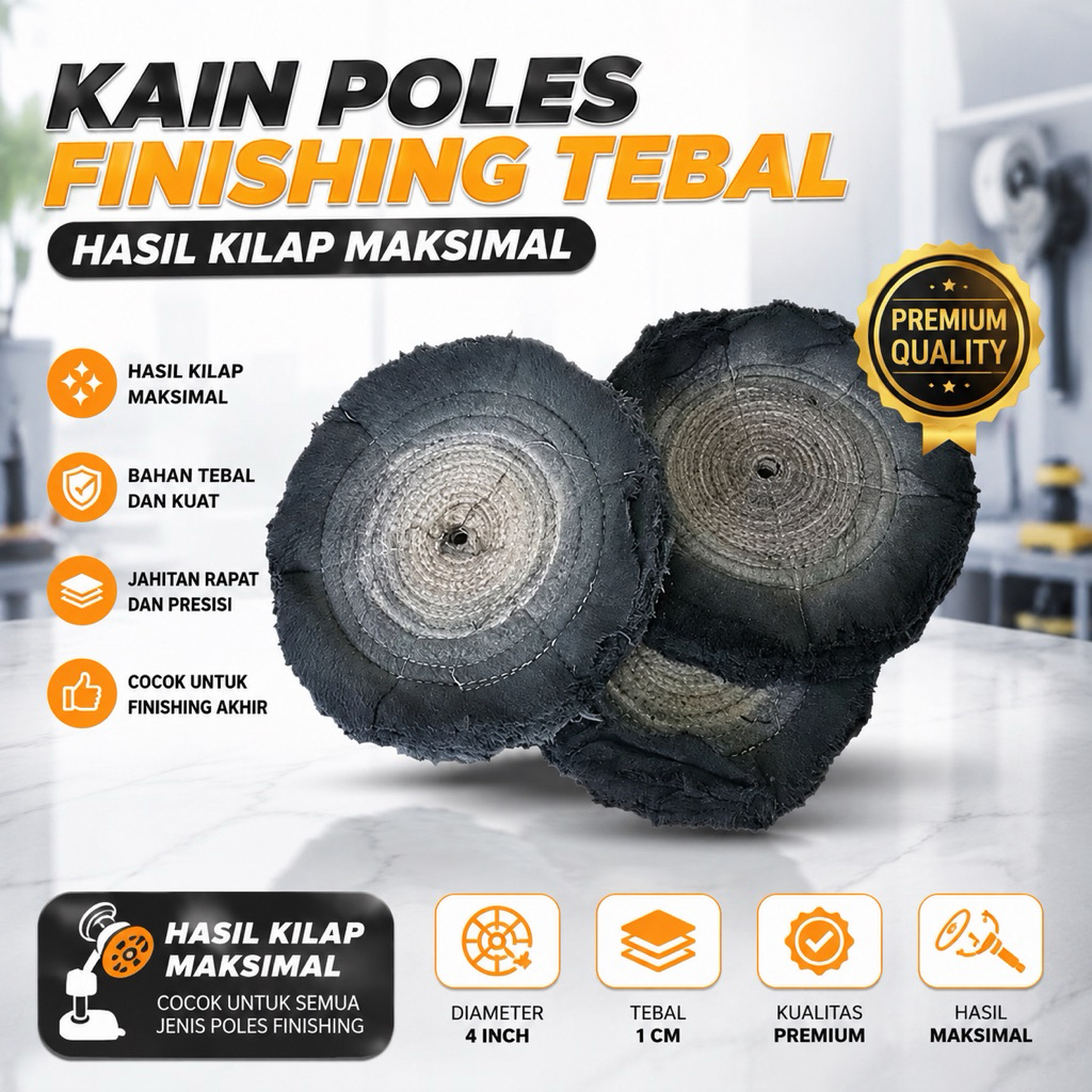 KAIN POLES FINISHING TEBAL SUPER HALUS