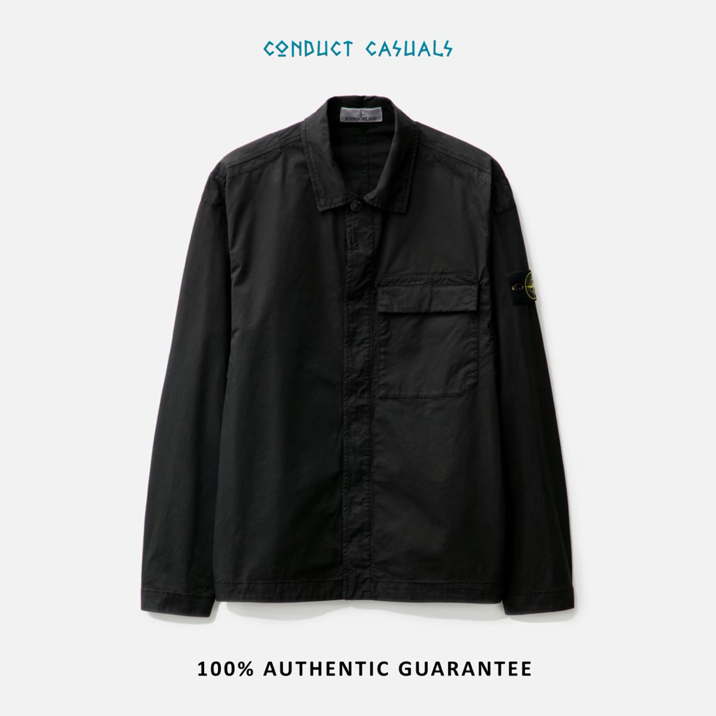 Overshirt Stone Island Supima Black Original