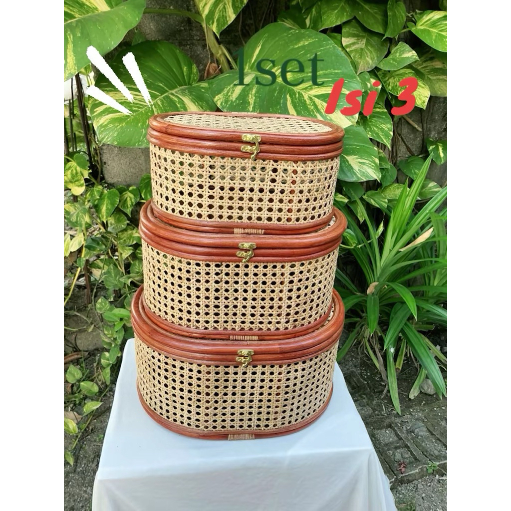 Oval Open Webbing Sedang (35x25x17CM)