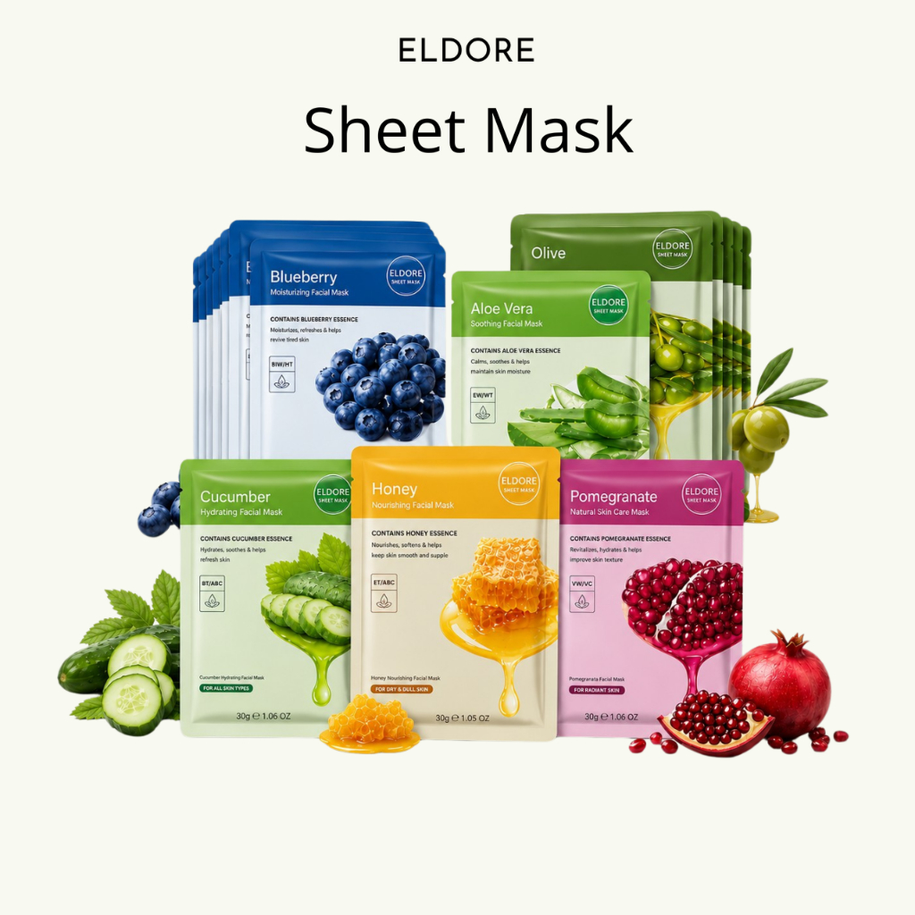 ELDORE Sheet Mask Facial Mask 30g