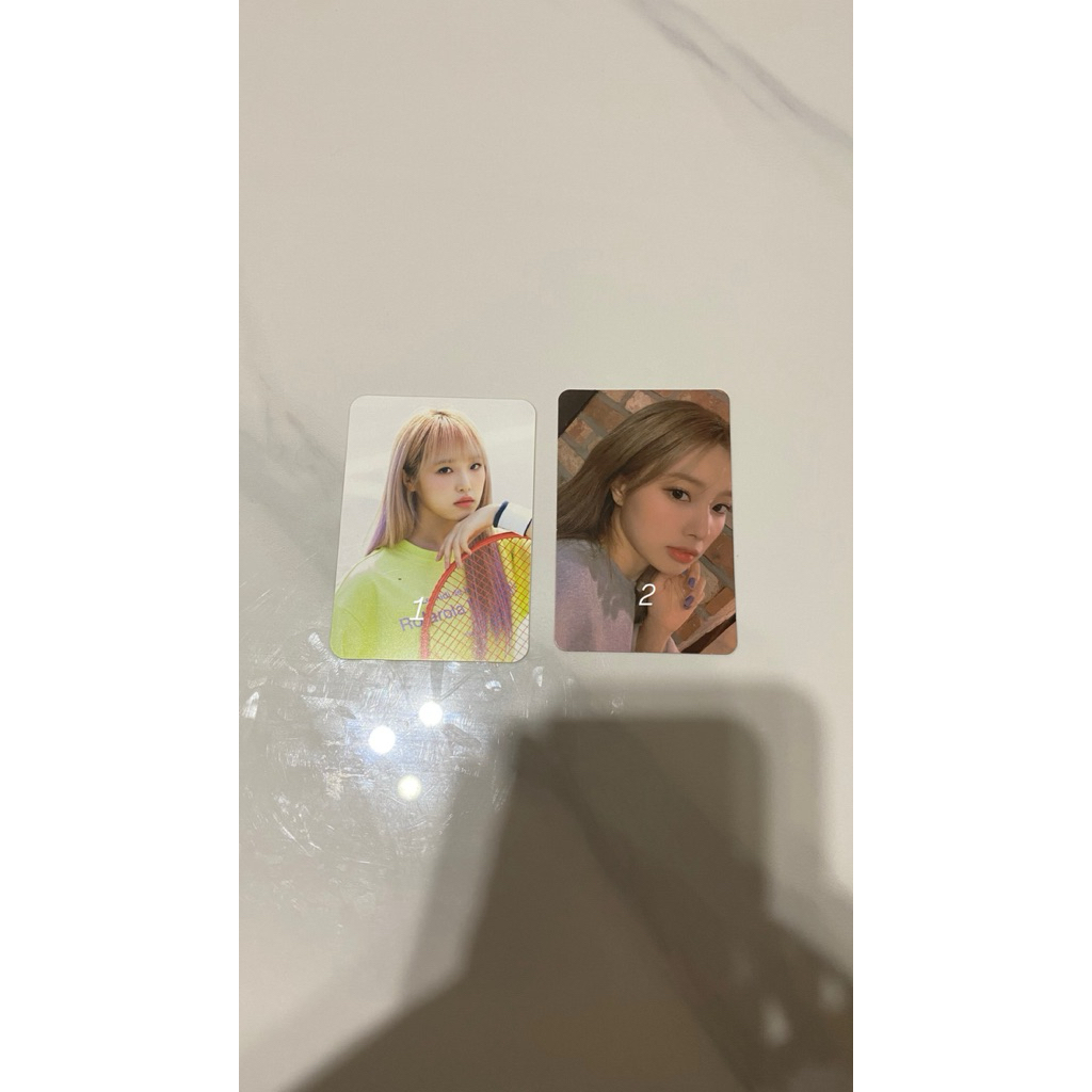 PHOTOCARD IZ’ONE YENA HYEWON OFFICIAL [BACA DESK]