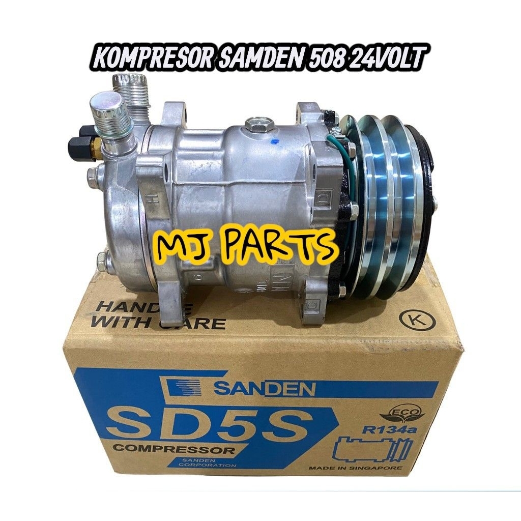 Kompresor Ac Mobil Sanden 508 24Volt Sanden Original