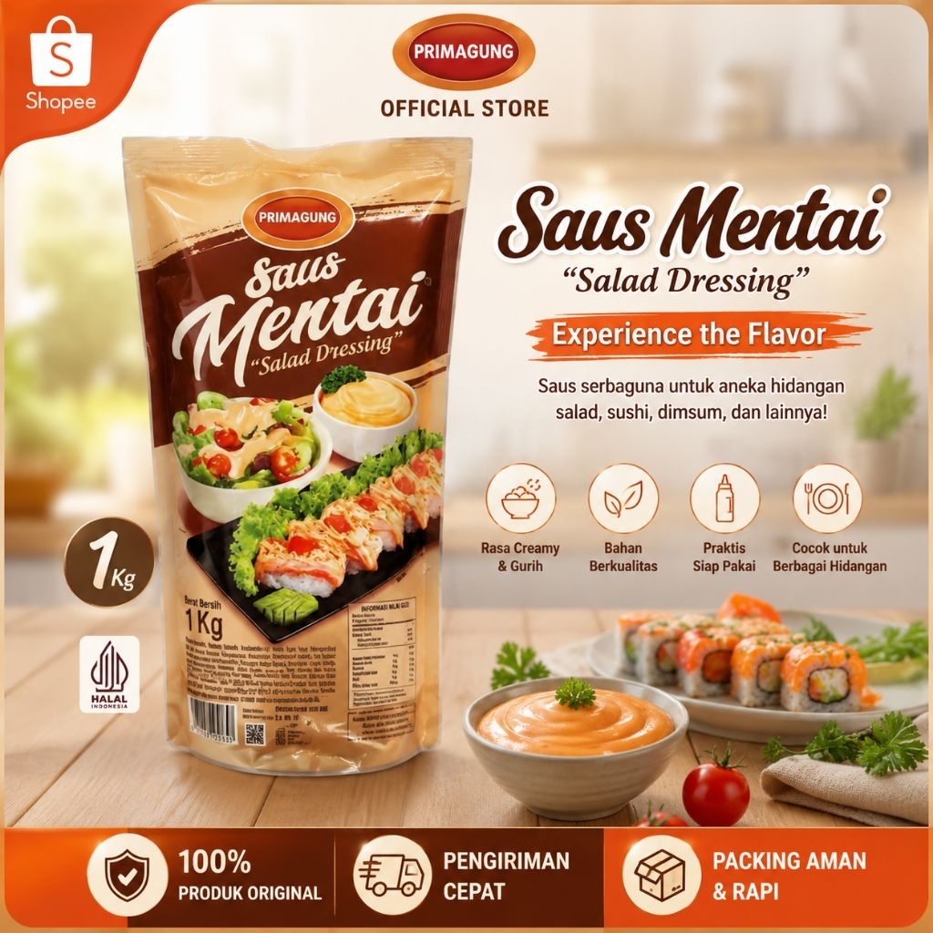 prima agung saus mentai 1kg
