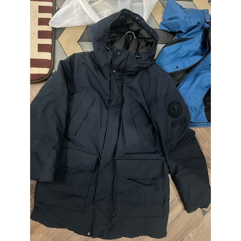 giordano jaket bulang model parka