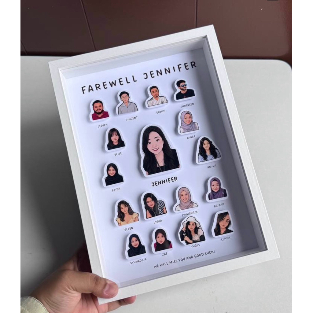 FAREWELL GIFT | pop up 3D frame | Farewell hadiah | hadiah resign