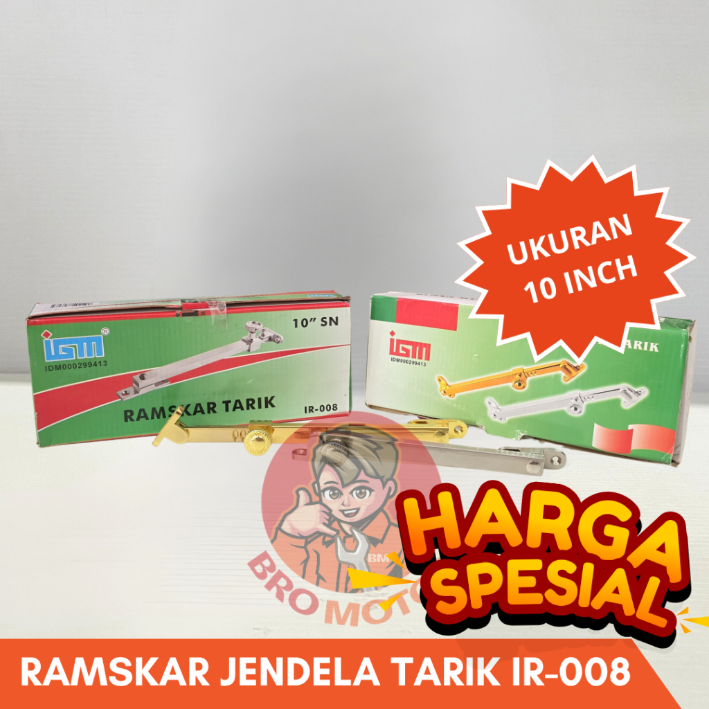 GROSIR TERMURAH RAMSKAR /LAMSKAR JENDELA TARIK / WINDOW HOOK / LAMSKAR TARIK PENAHAN JENDELA IR-008 