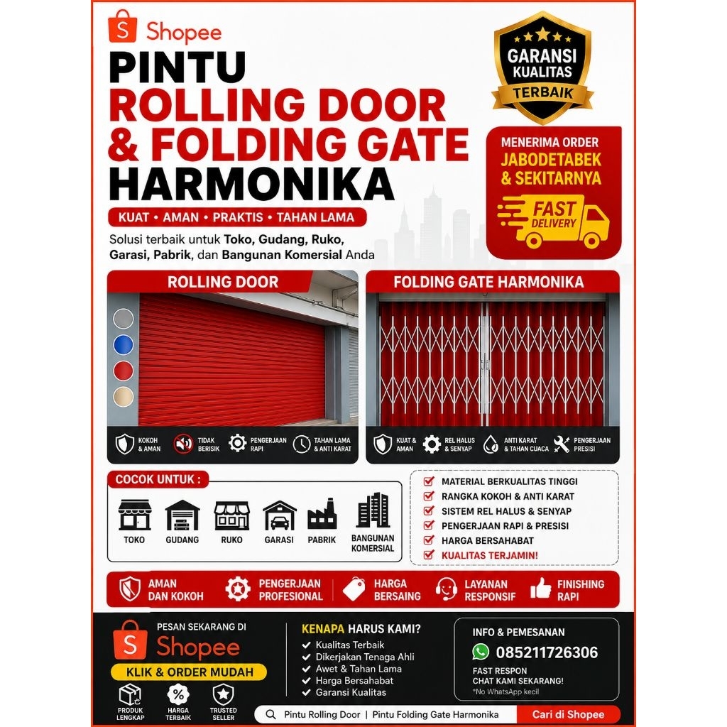 folding gate Roling door