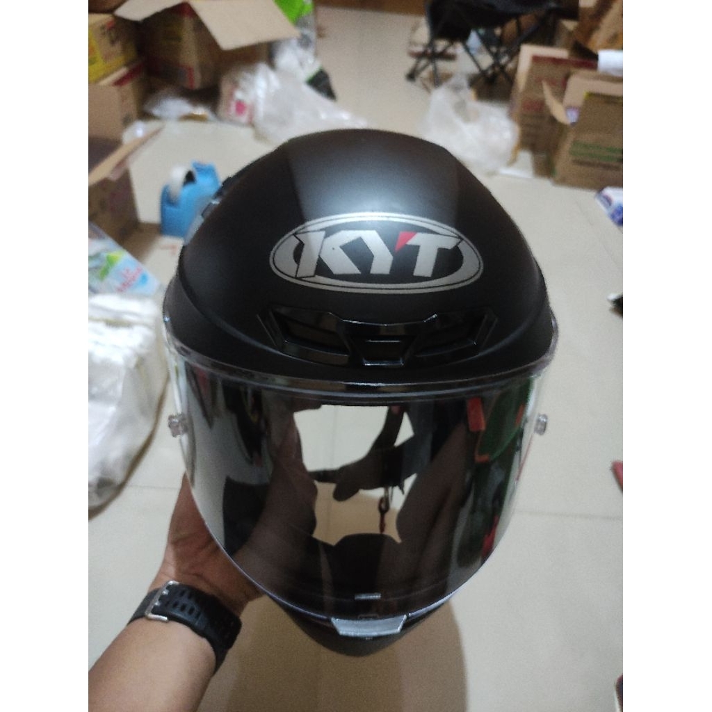 KYT TTC black doff size M