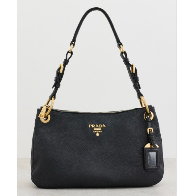 Preloved Prada Vitello Daino Leather Shoulder Bag