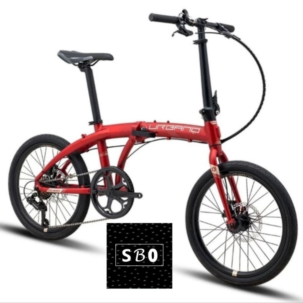Sepeda Folding Lipat 20" Polygon Urbano 2.0 Terbaru 2