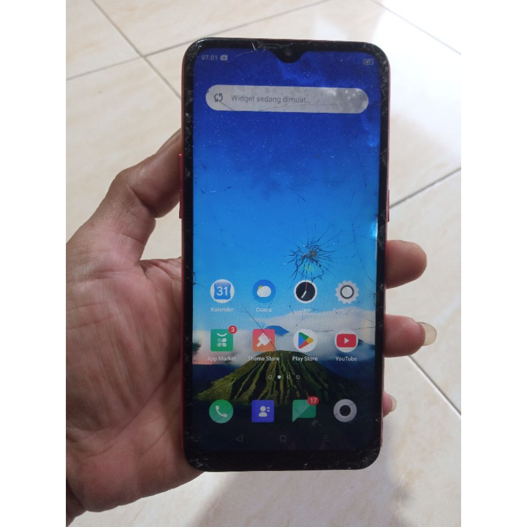 Oppo a1k minus lcd