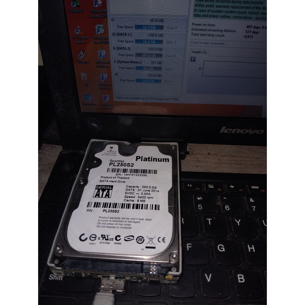 hardisk 250gb