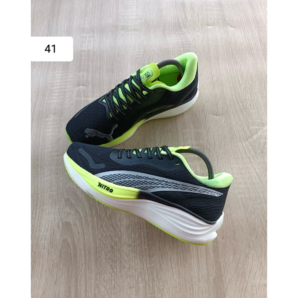 Puma Deviate Nitro 2 black fast yellow light mint