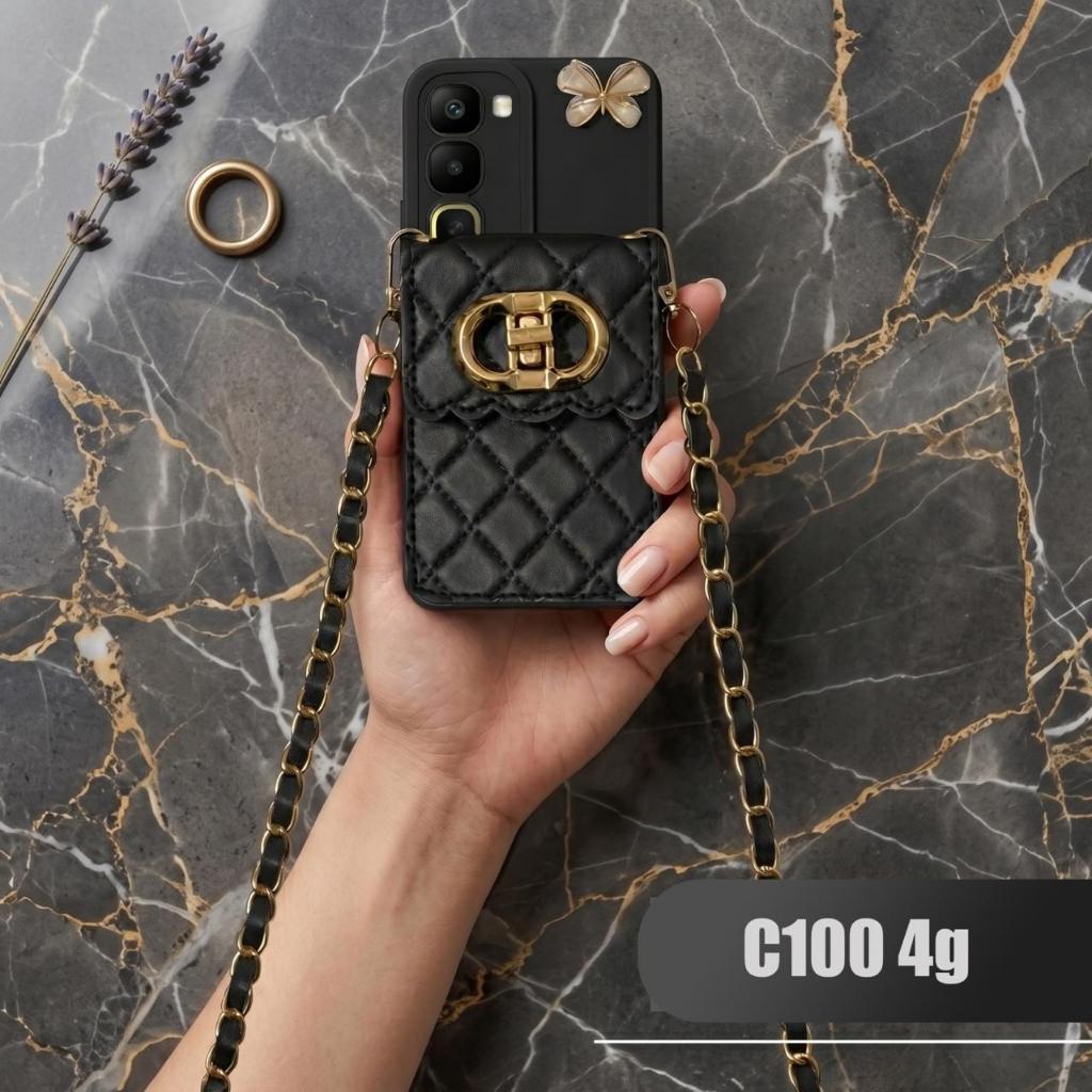 Softcase Dompet DR For tipe Realme C100 - Case tas hp Casing dompet Case Realme C100 Case Hp